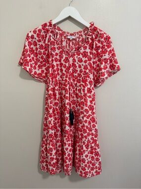 Voy Floral Tassel Mini Dress